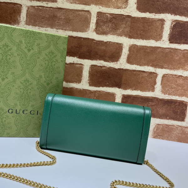 HOT SALE Gucci Diana chain wallet with bamboo