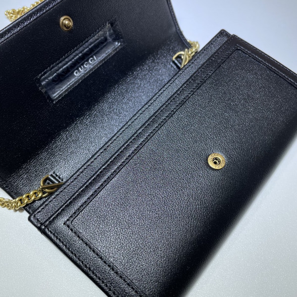 HOT SALE Gucci Diana chain wallet with bamboo