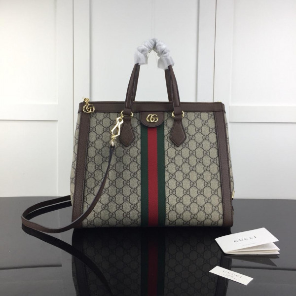 HOT SALE Gucci Ophidia GG medium tote bag