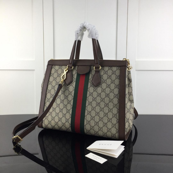 HOT SALE Gucci Ophidia GG medium tote bag