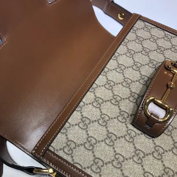 Affordable TO GUCCI 1955 Horsebit shoulder bag