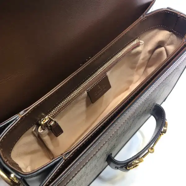 Affordable TO GUCCI 1955 Horsebit shoulder bag