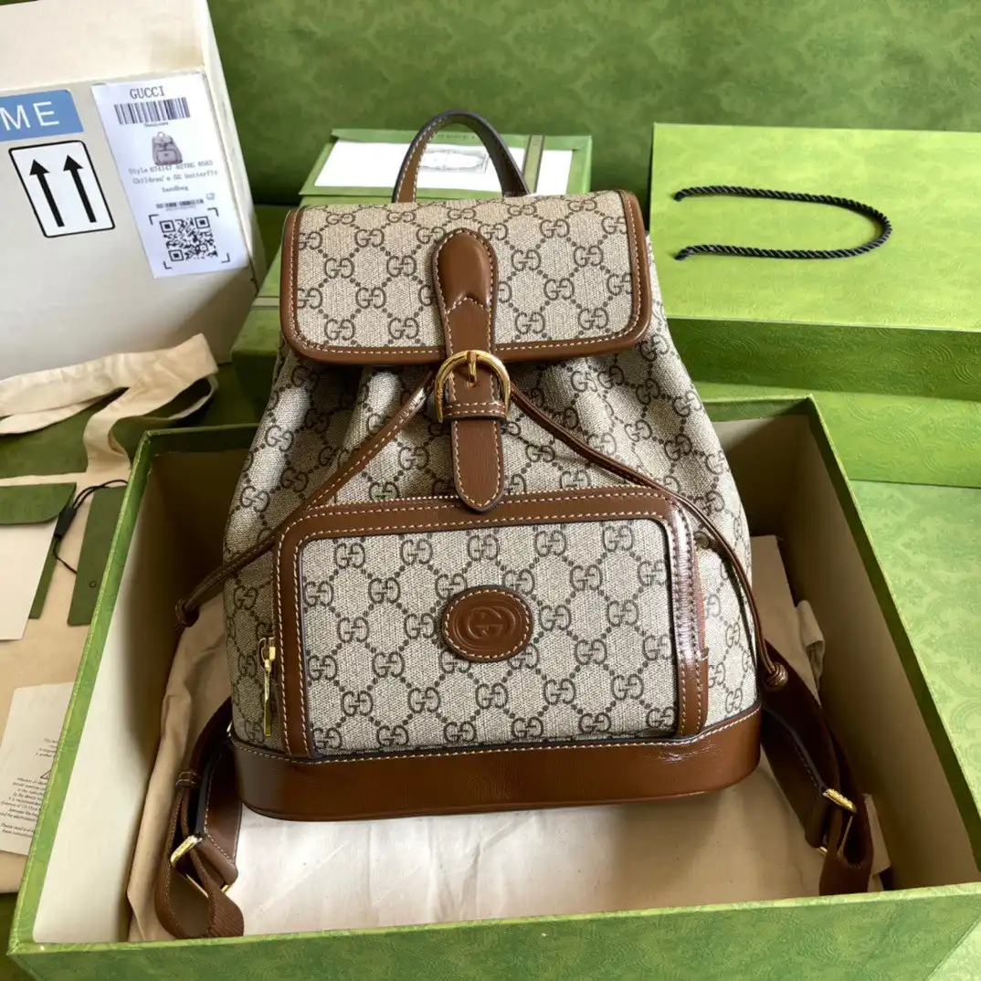 Gucci Backpack with Interlocking G