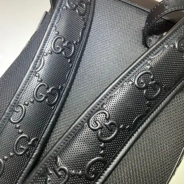 GUCCI GG embossed backpack