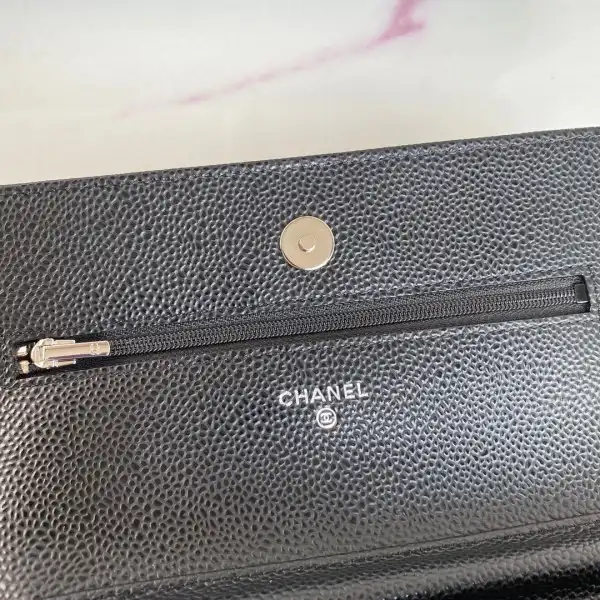 Affordable CL CHAIN WALLET CAVIAR NEW EDITION