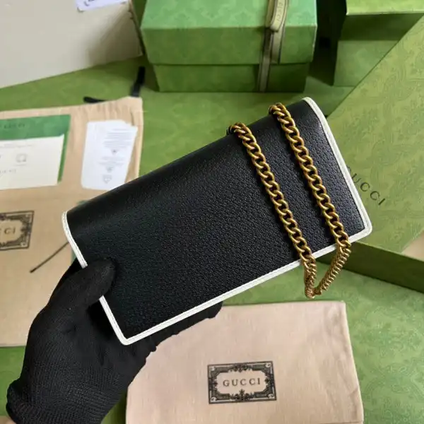 Adidas x Gucci wallet with chain