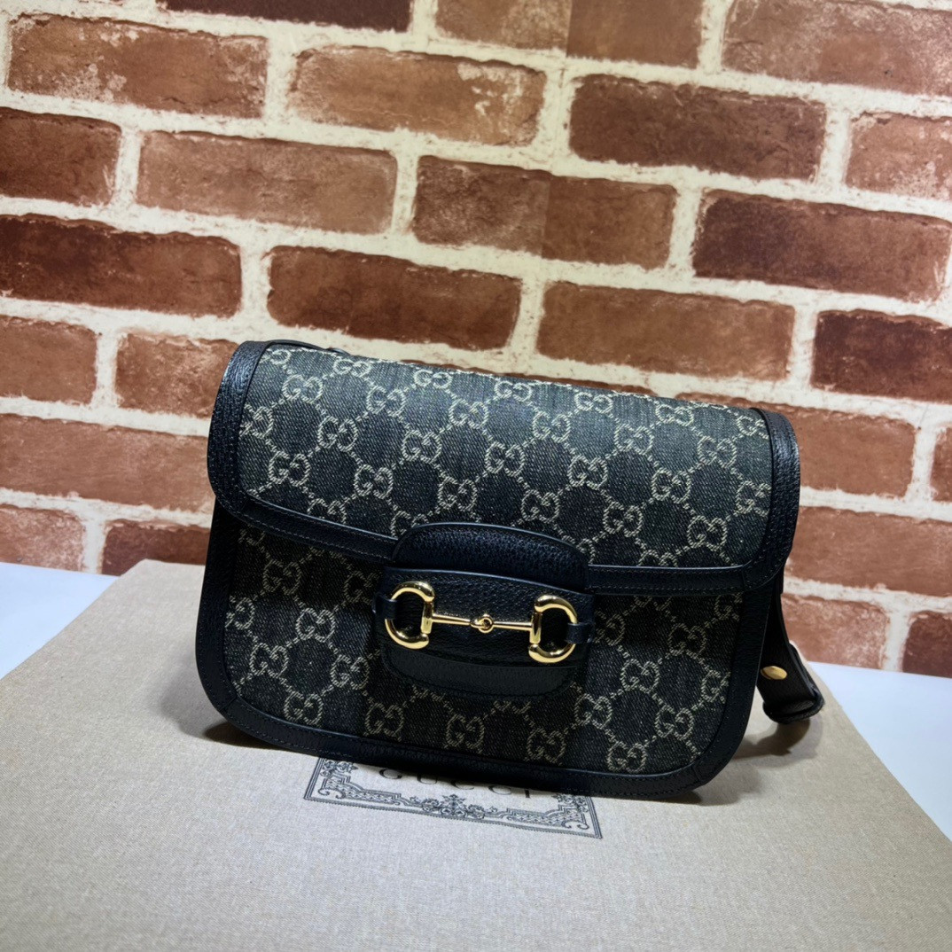 HOT SALE GUCCI Horsebit 1955 shoulder bag