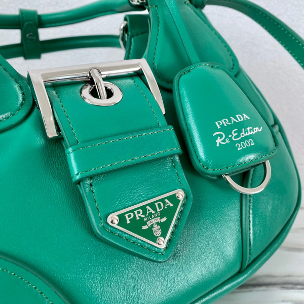 HOT SALE PRADA Moon padded nappa-leather bag