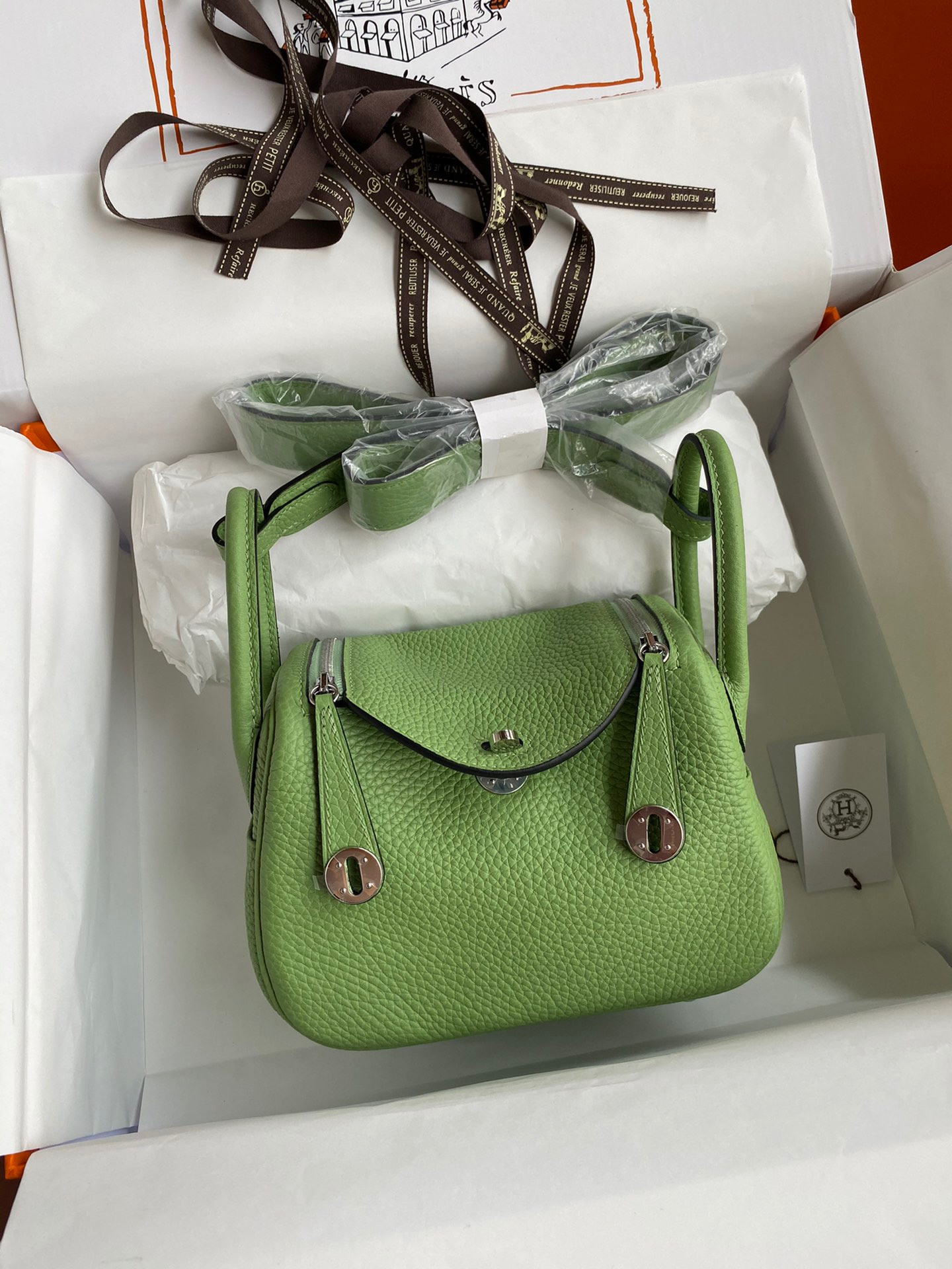 HOT SALE HERMES LINDY MINI HANDMADE