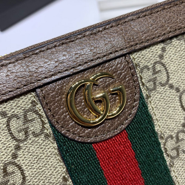 HOT SALE Gucci Ophidia GG zip around wallet