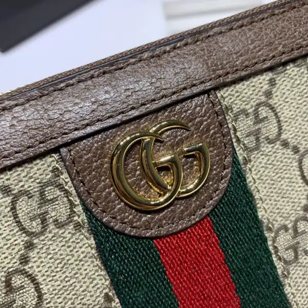 Gucci Ophidia GG zip around wallet