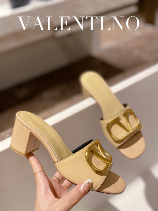 HOT SALE VALENTINO VLOGO SIGNATURE SLIDE SANDAL