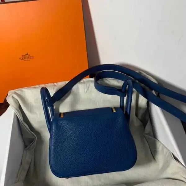 Bagsoffer HERMES LINDY MINI HANDMADE