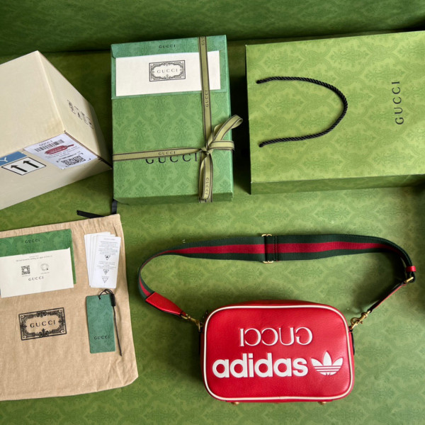 HOT SALE Adidas x Gucci small shoulder bag