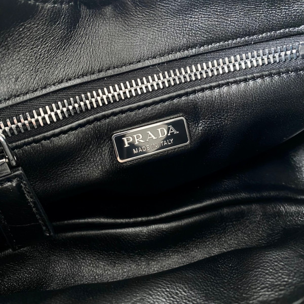 HOT SALE PRADA Moon padded nappa-leather bag