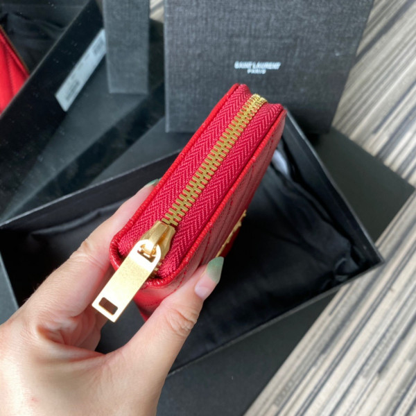 HOT SALE YSL MONOGRAM ZIPPY WALLET