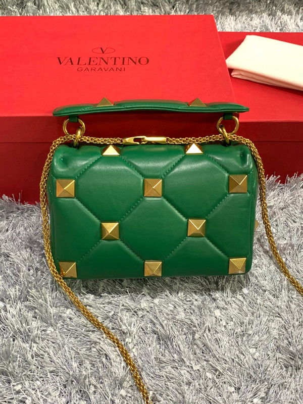 HOT SALE VALENTINO MEDIUM ROMAN STUD THE SHOULDER BAG