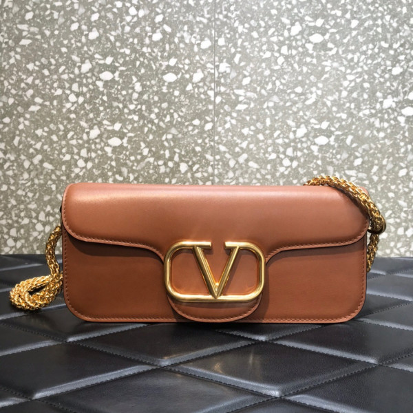 HOT SALE VALENTINO LOCÒ CALFSKIN SHOULDER BAG