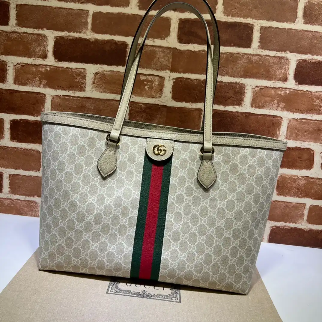 TO GUCCI Ophidia medium tote with Web