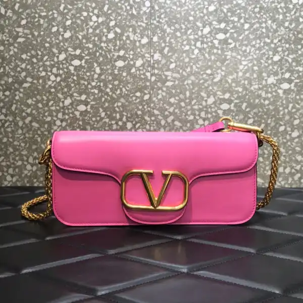 First bag ru VALENTINO LOCÒ CALFSKIN SHOULDER BAG