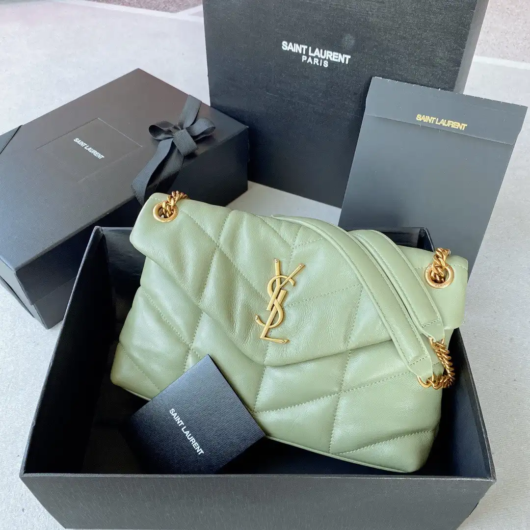 YSL PUFFER SMALL CHAIN BAG