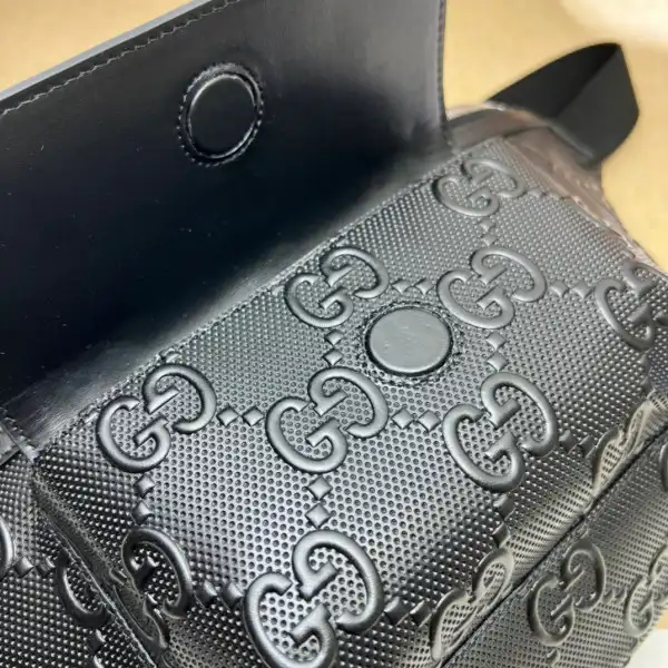 First bag ru Gucci GG embossed belt bag