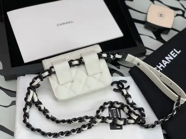 First Bag Ru CHANEL BELT FLAP CARD HOLDER