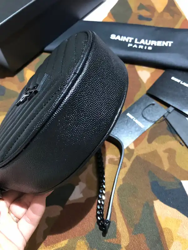 YSL VINYLE ROUND CAMERA BAG