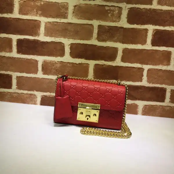 REP GUCCI Padlock small Gucci Signature shoulder bag