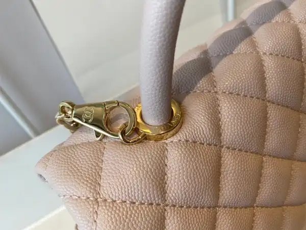 CHANEL LARGE FLAP BAG WITH TOP HANDLE