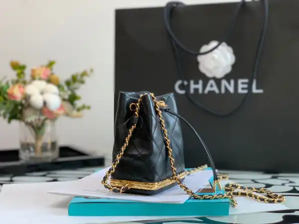 First Bag Ru CHANEL SMALL BUCKET WITH CHAIN