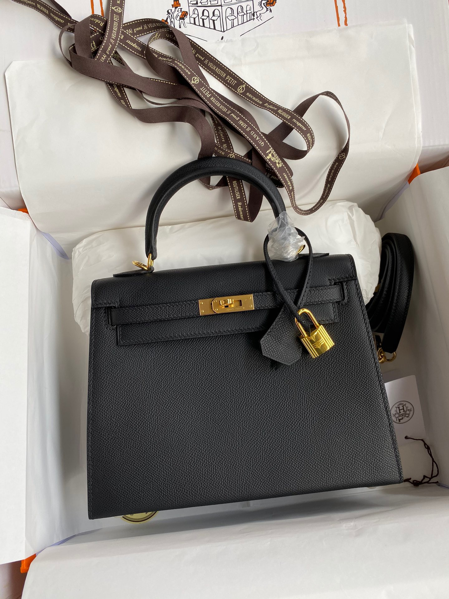 HOT SALE HERMES KELLY  ALL HANDMADE 25CM