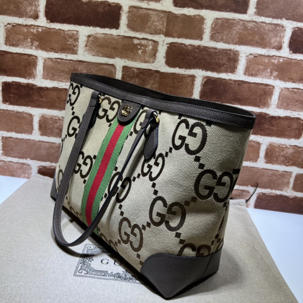 HOT SALE GUCCI Ophidia jumbo GG medium tote