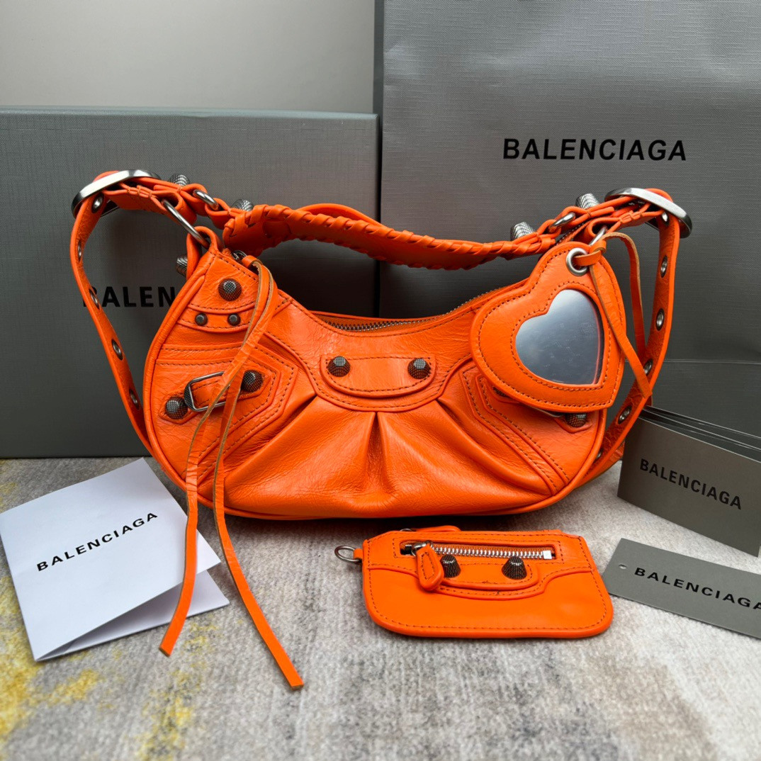 HOT SALE BALENCIAGA WOMEN'S LE CAGOLE XS SHOULDER BAG