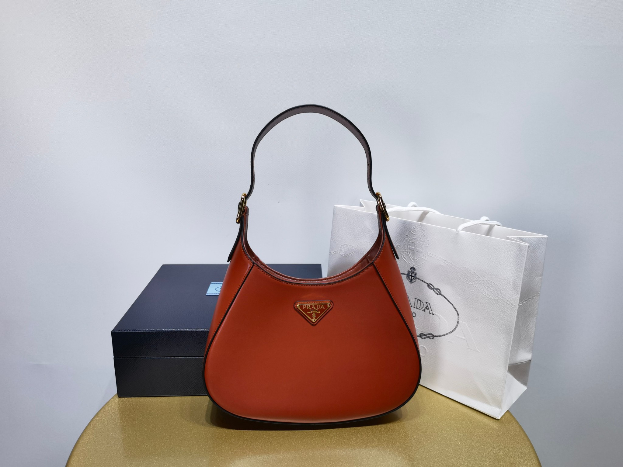 HOT SALE Prada Leather shoulder bag