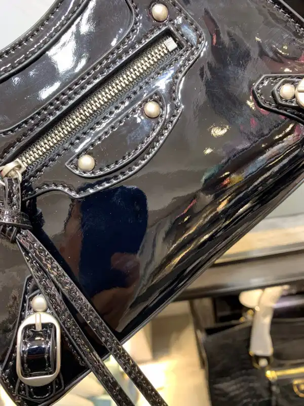 BALENCIAGA NEO CHANELASSIC NANO TOP HANDLE BAG