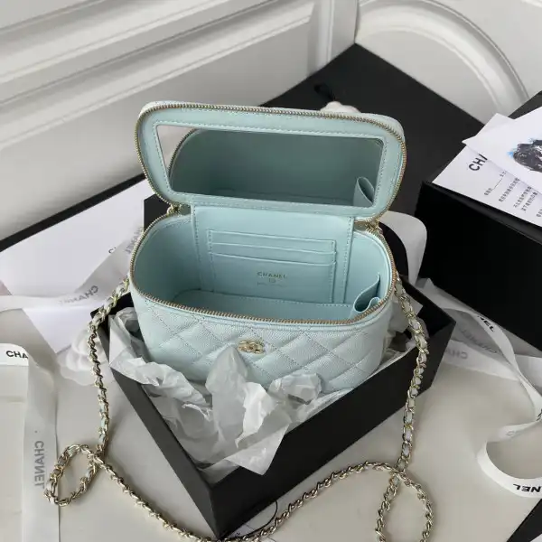 CHANEL SMALL VANITY WITH CHANELASSIC CHAIN