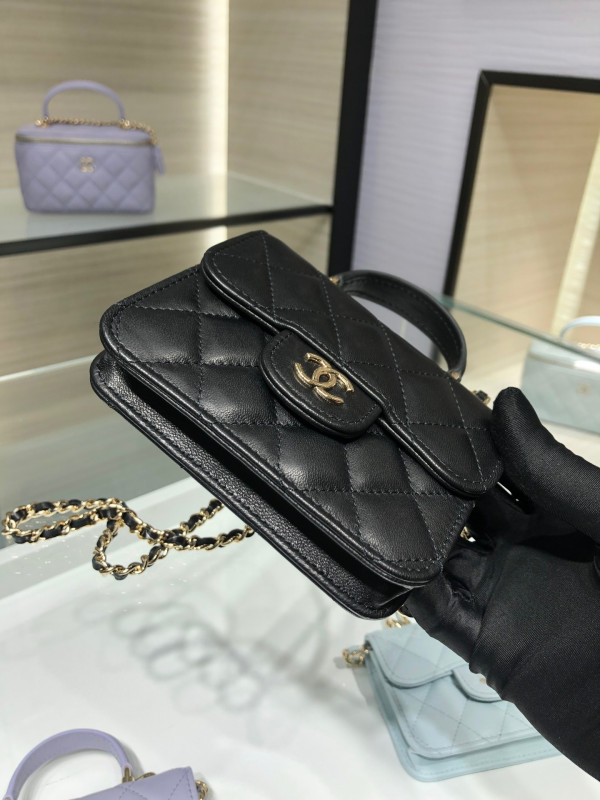 HOT SALE CL FLAP COIN PURSE WITH CHAIN