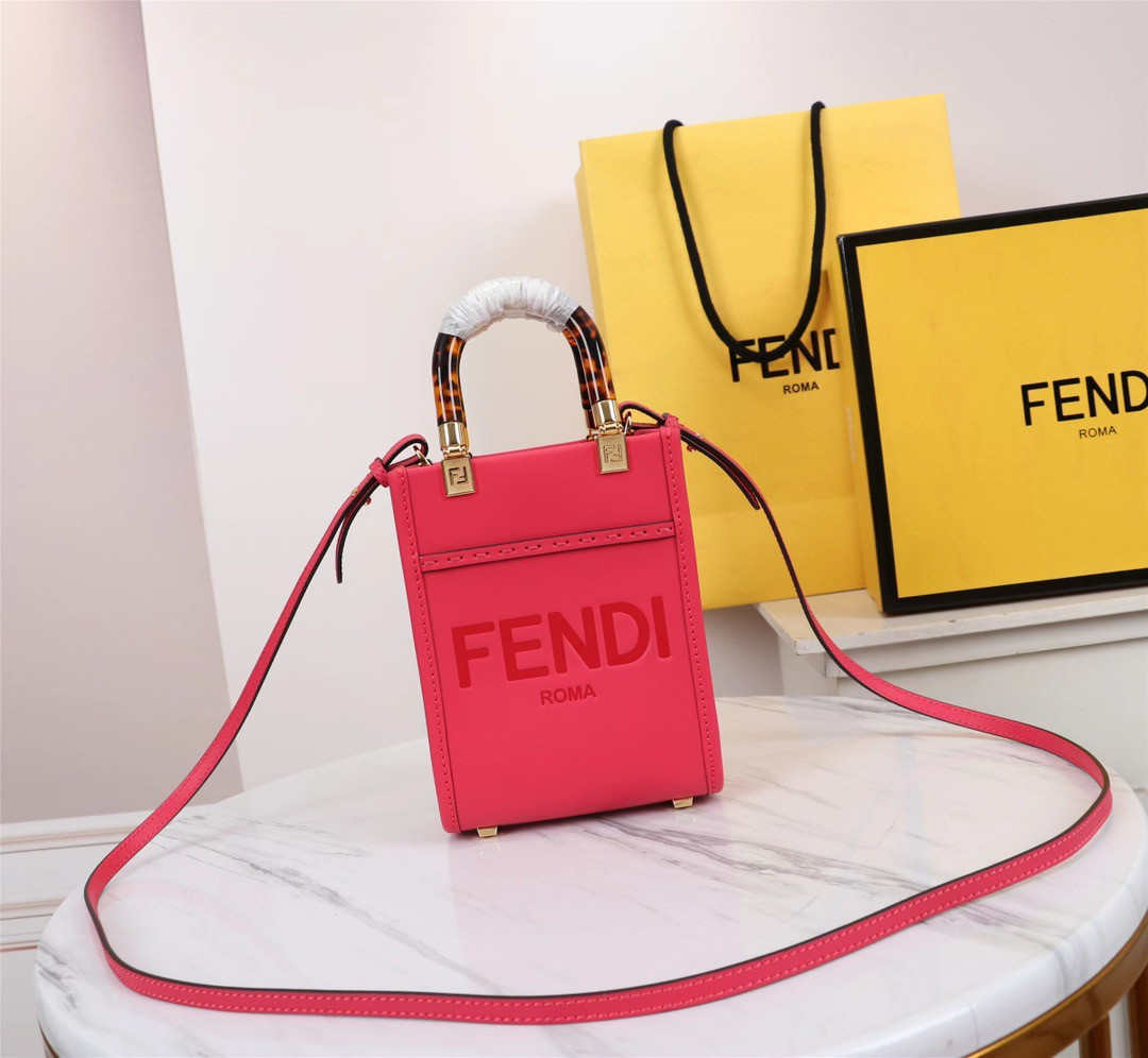 HOT SALE FENDI MINI SUNSHINE SHOPPER-13-18-6.5cm