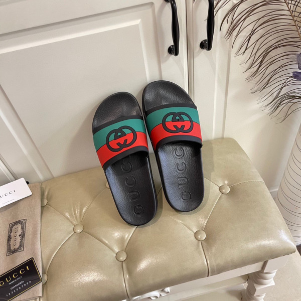 HOT SALE GUCCI Interlocking G slide sandal