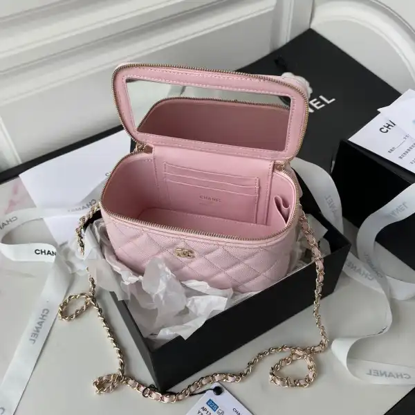 CHANEL SMALL VANITY WITH CHANELASSIC CHAIN