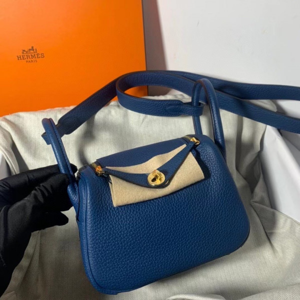 HOT SALE HERMES LINDY MINI HANDMADE