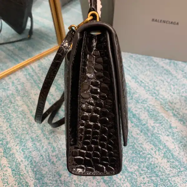 Yupoo bagsoffer BALENCIAGA  HOURGLASS STRETCHED TOP HANDLE BAG