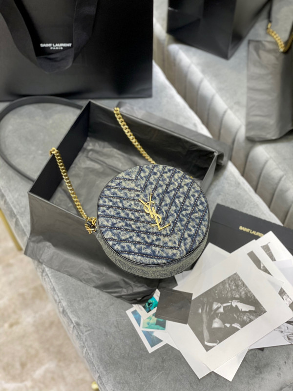 HOT SALE YSL VINYLE ROUND CAMERA BAG