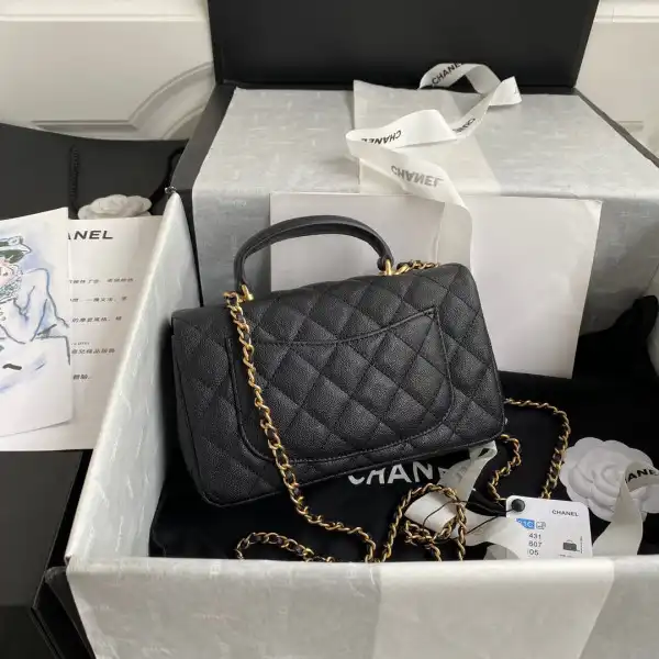 First bag ru CHANEL MINI FLAP BAG WITH TOP HANDLE