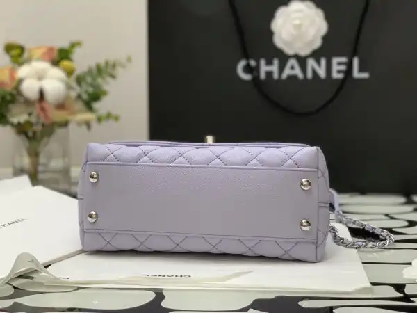 CHANEL FLAP BAG WITH TOP HANDLE