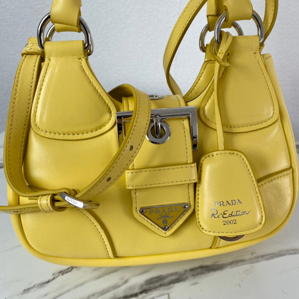 HOT SALE PRADA Moon padded nappa-leather bag