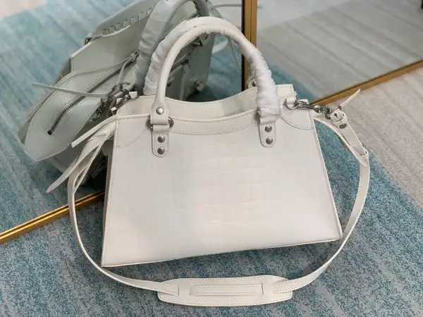 BALENCIAGA NEO CHANELASSIC SMALL TOP HANDLE BAG