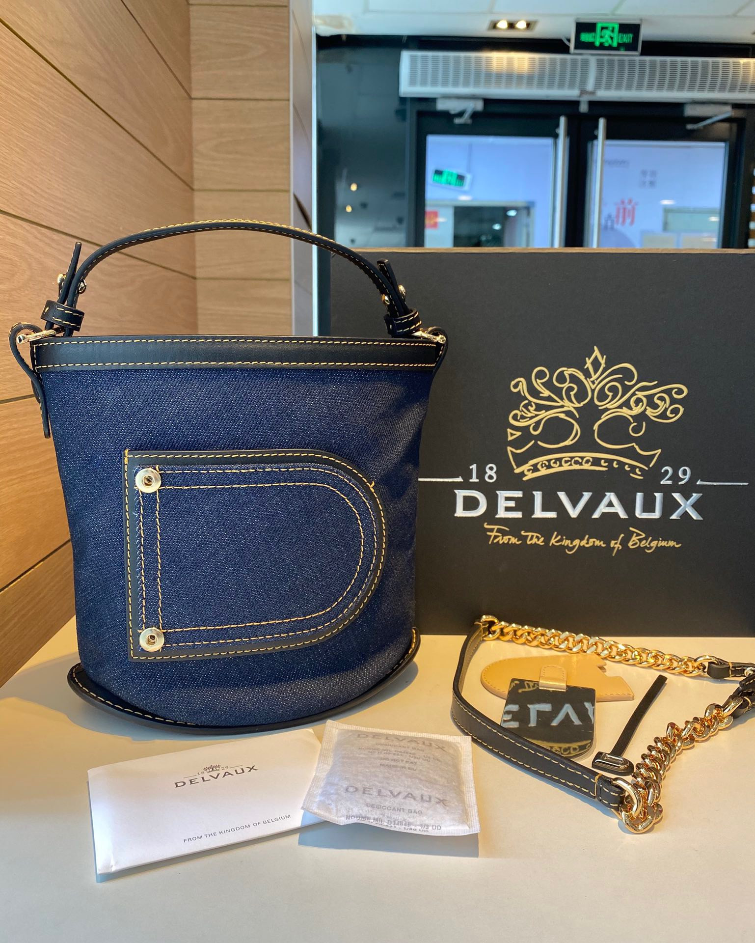 HOT SALE DELVAUX Pin Mini Bucket