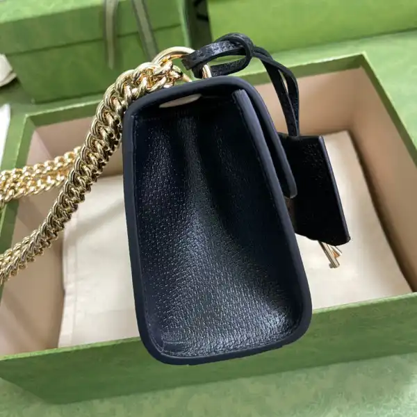 First bag ru GUCCI padlock small berry shoulder bag